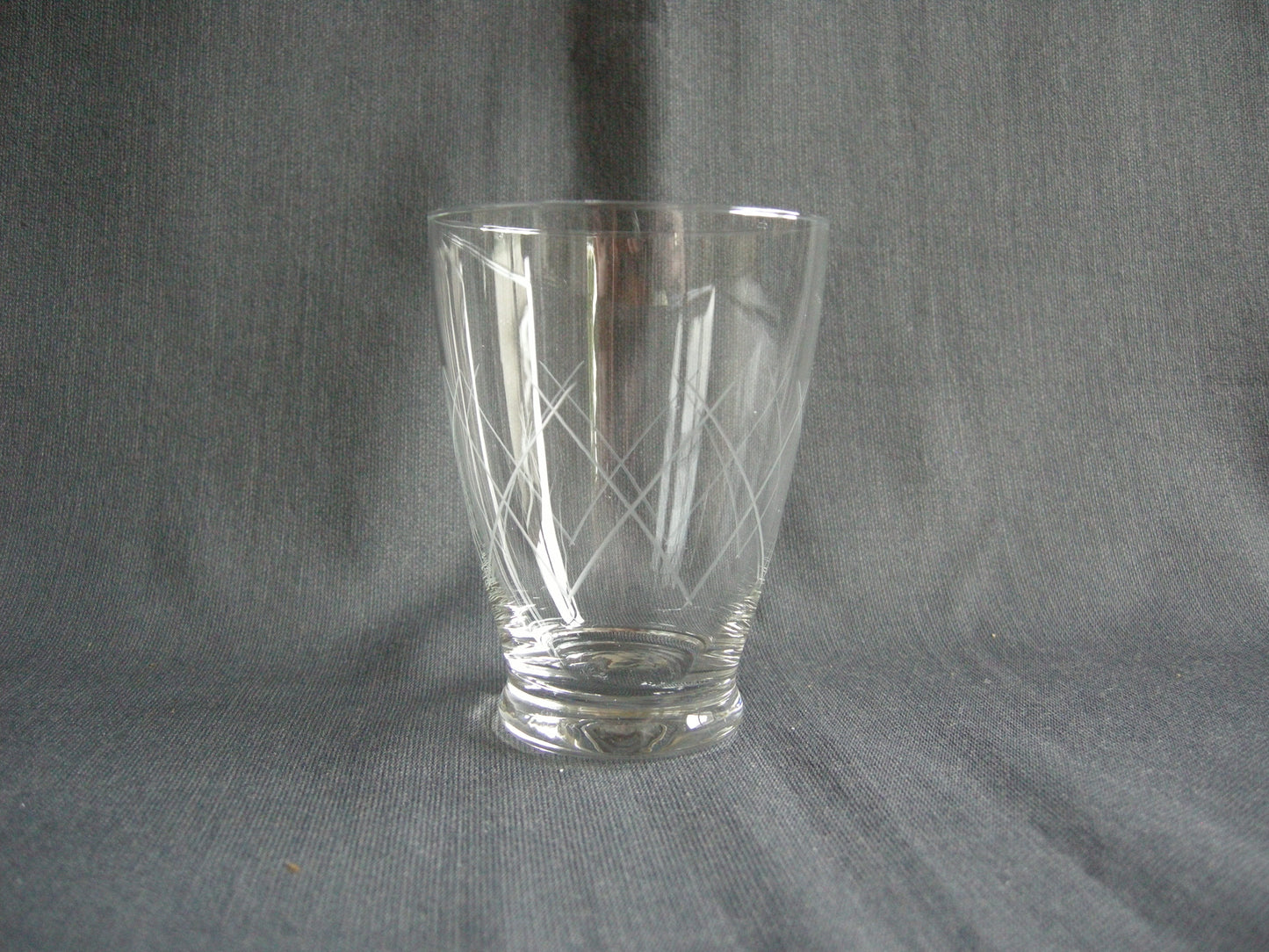 gebruikt glas / kristal glazen 014 e. 5 waterglazen