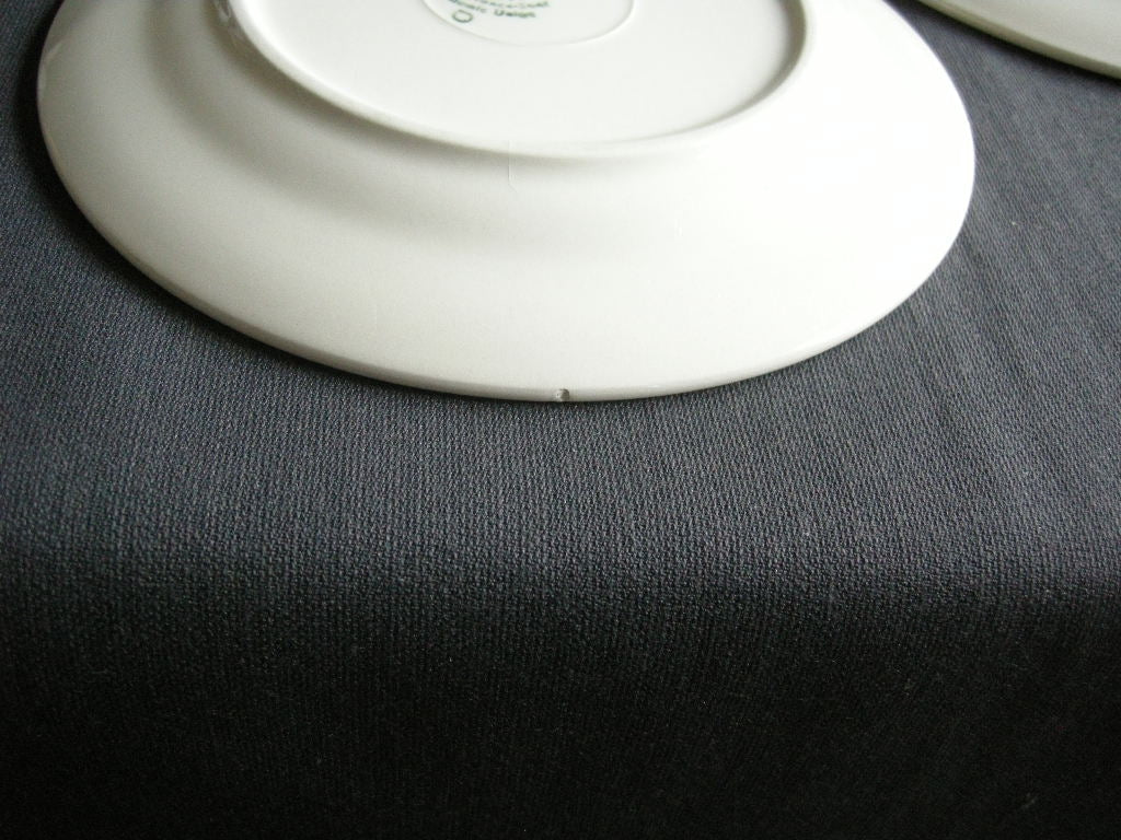 Villeroy & Boch fel geel 016. 4 gebaksbordjes, gele rand O16,5 cm.