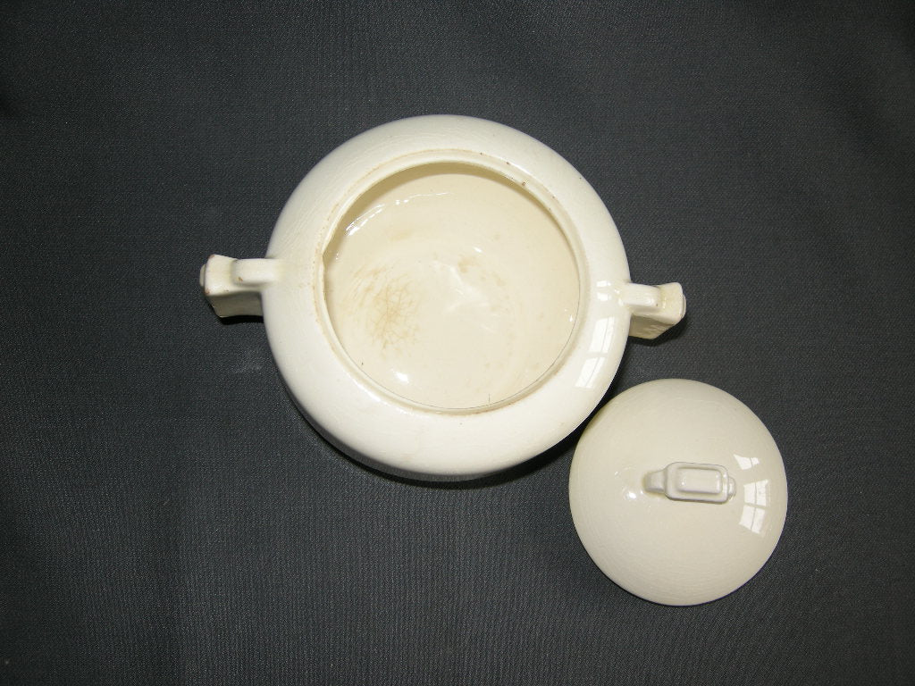 Societe Ceramique roomwit 016. suikerpot