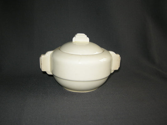 Societe Ceramique roomwit 016. suikerpot