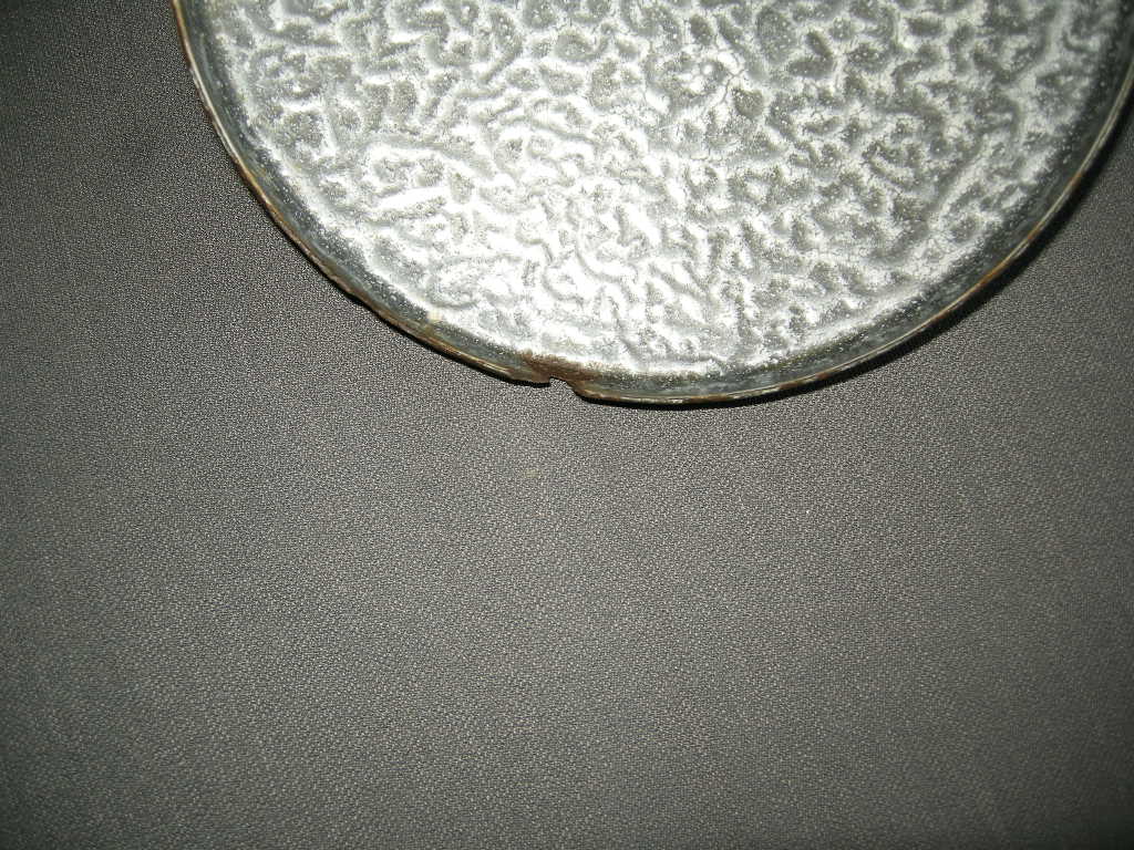 emaille grijs gewolkt 016. 3-delige pannenset