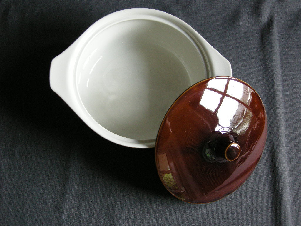 Villeroy & Boch Brown Ribbed dekschaal nr. 3