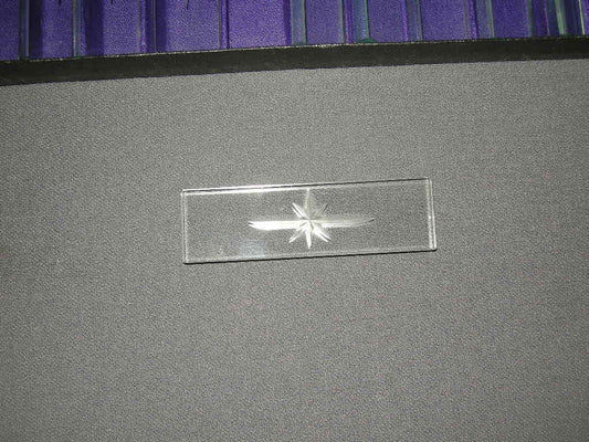 glas - kristal 018. 12 messenleggers in originele doos