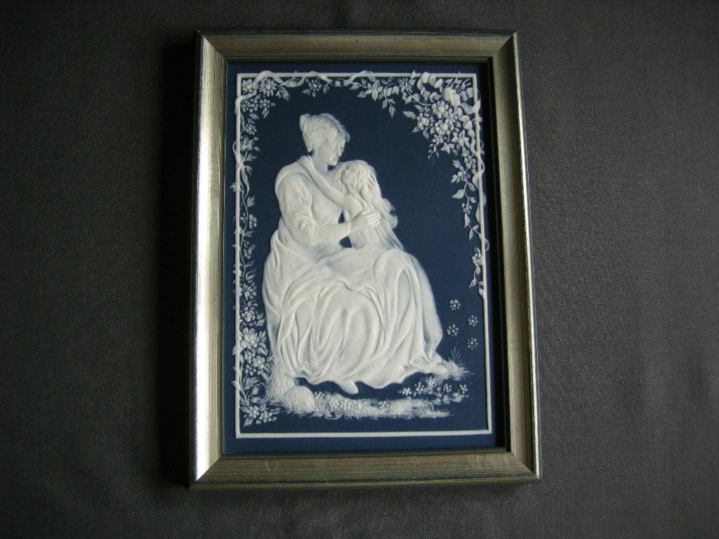 Villeroy & Boch diverse 019. schilderijtje keramiek met reliëf 1979