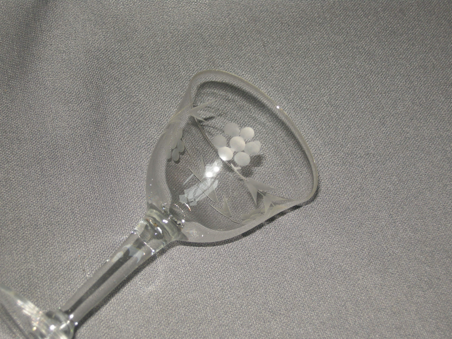 gebruikt glas / kristal glazen 019. 8 glaasjes