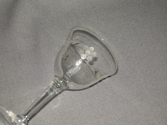 gebruikt glas / kristal glazen 019. 8 glaasjes