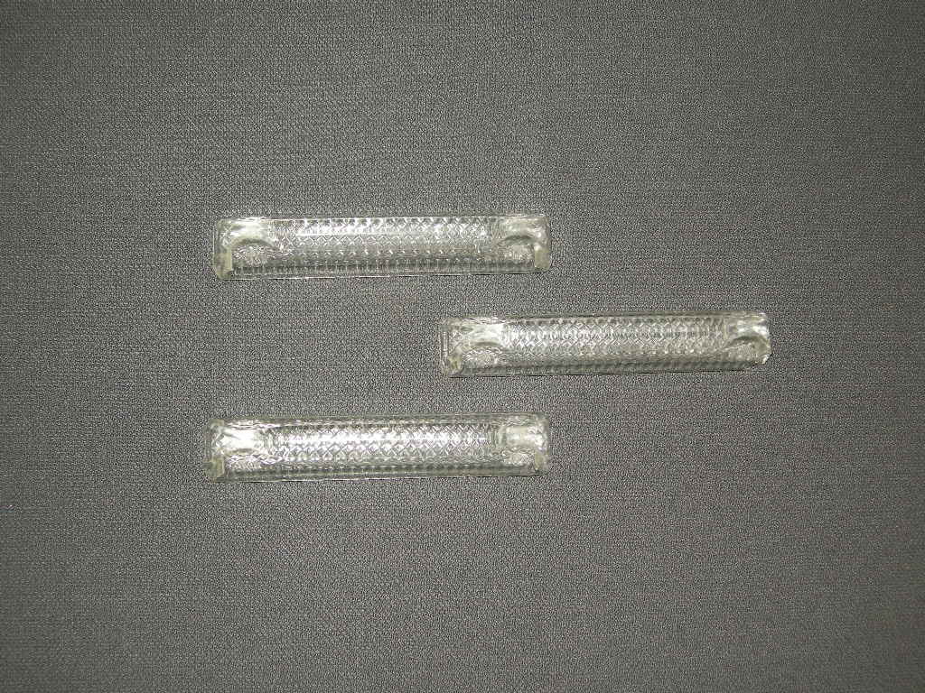 glas - kristal 019. 3 messenleggers