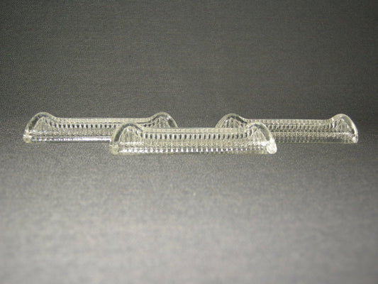 glas - kristal 019. 3 messenleggers