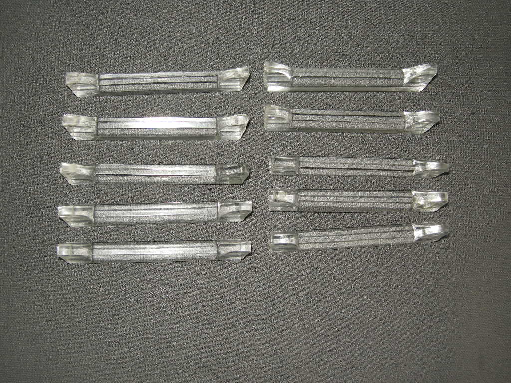 glas - kristal 020. 10 messenleggers