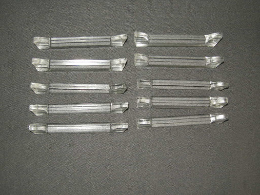 glas - kristal 020. 10 messenleggers