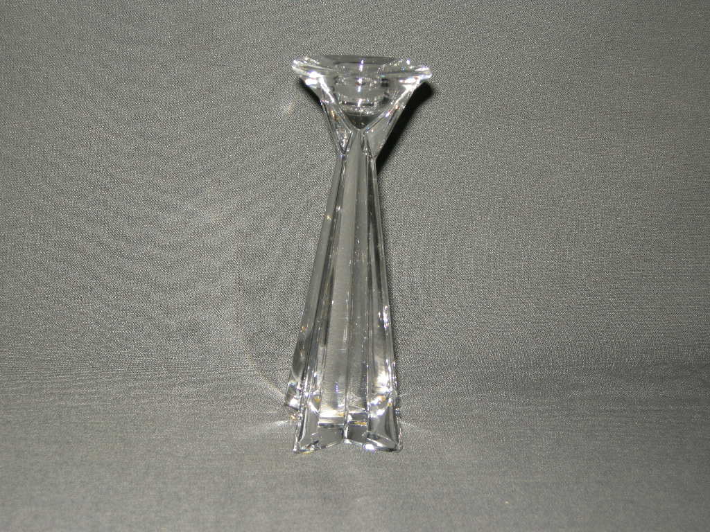 glas - kristal kandelaars + theelichthouders 020. kandelaar