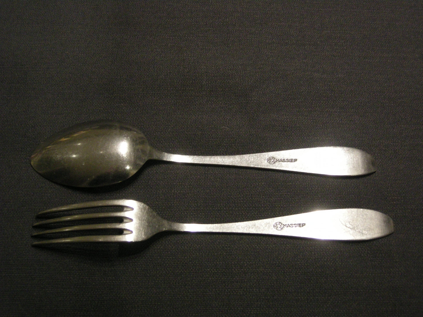 Gebruikt bestek diverse 021. lepel + vork