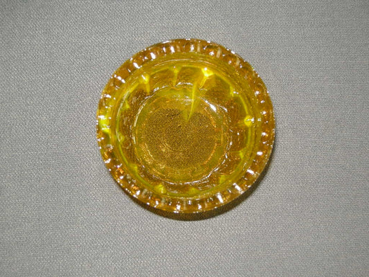 glas - kristal geel 022. theelichthoudertje