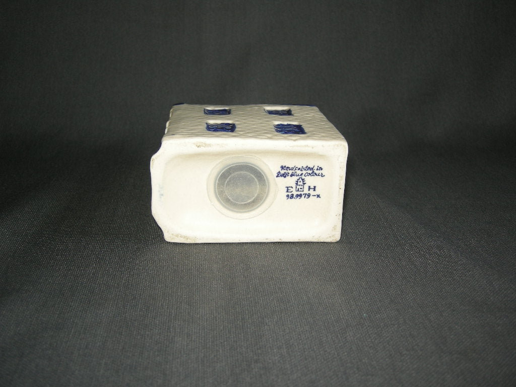 Delfts blauw diverse 022. huisje - spaarpot