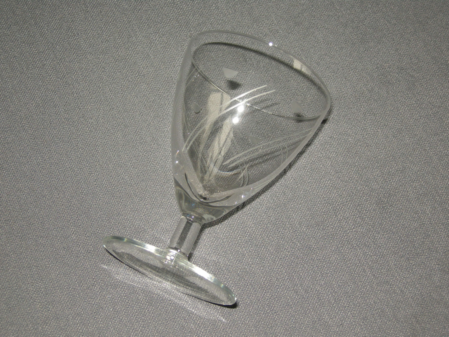 gebruikt glas / kristal glazen 022 a. 4 glazen