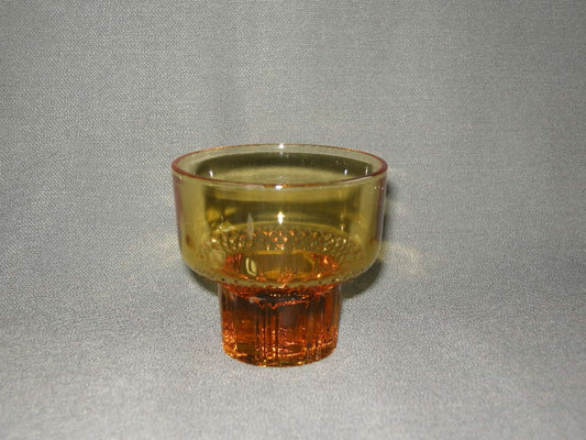 glas - kristal geel 023. theelichthoudertje