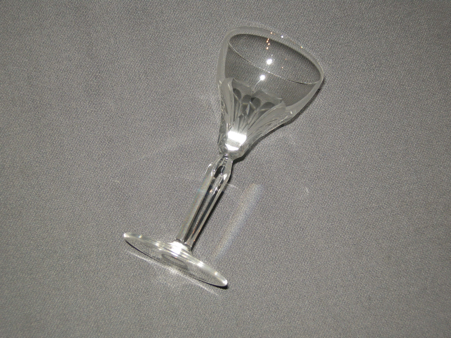 gebruikt glas / kristal glazen 025 d. 2 borrelglazen