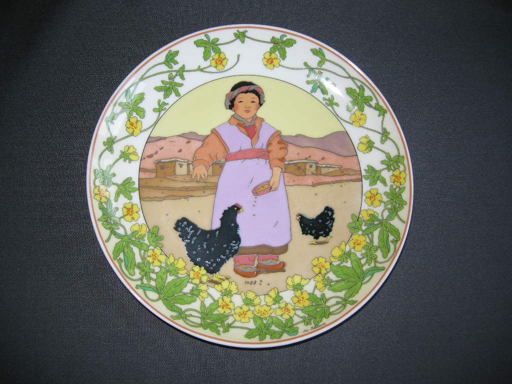 Villeroy & Boch diverse 029 2. Unicef wandbord no. 2