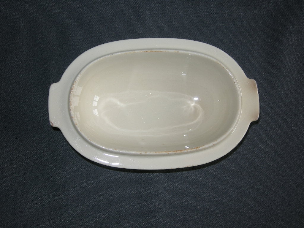 Petrus Regout / Royal Sphinx pastel geel 030. onderkant botervloot