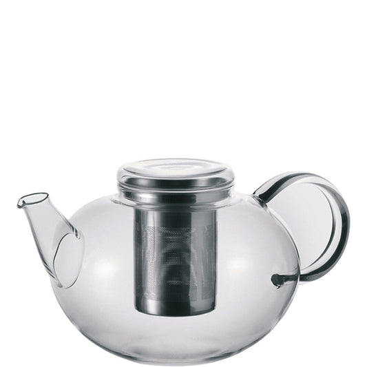 LEONARDO Moon theepot inh 2 L met losse RVS filter