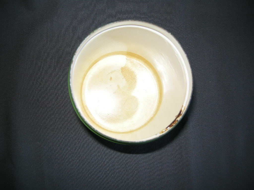 emaille resedagroen 033. voorraadbussen koffie - thee - suiker