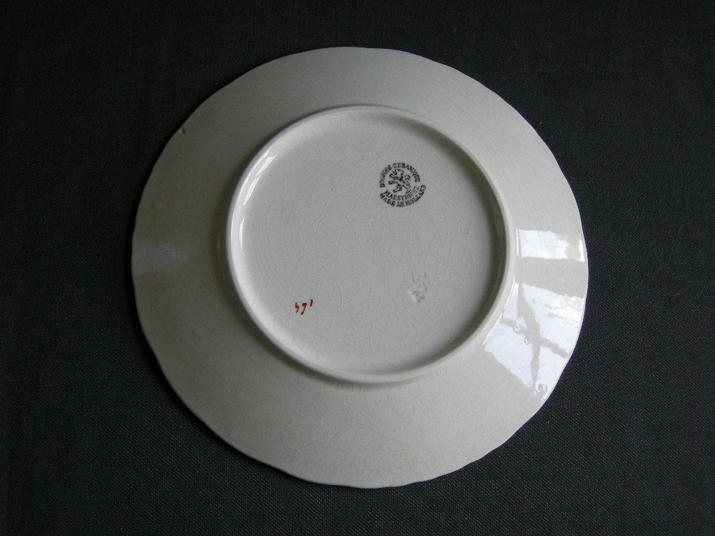 Societe Ceramique decor 164 Set van 2 ontbijtborden