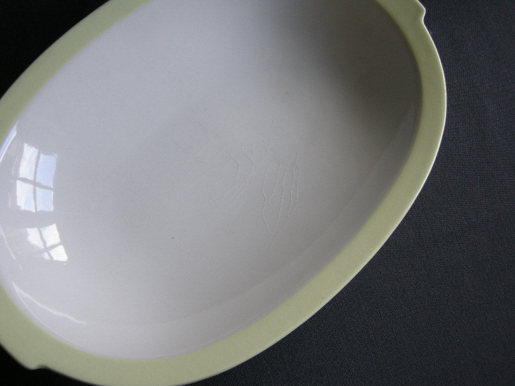 Petrus Regout / Royal Sphinx pastel geel 034. broodschaal Desiree
