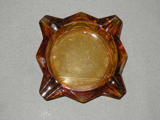 glas - kristal geel 035. asbak