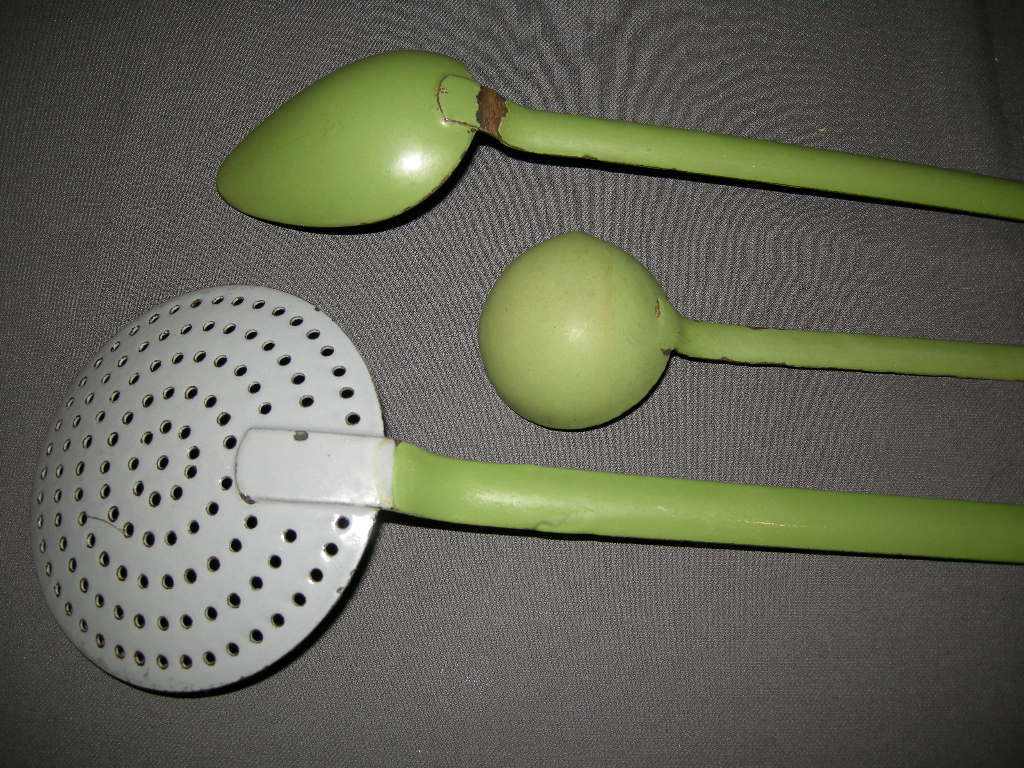emaille resedagroen 035. lepelrek