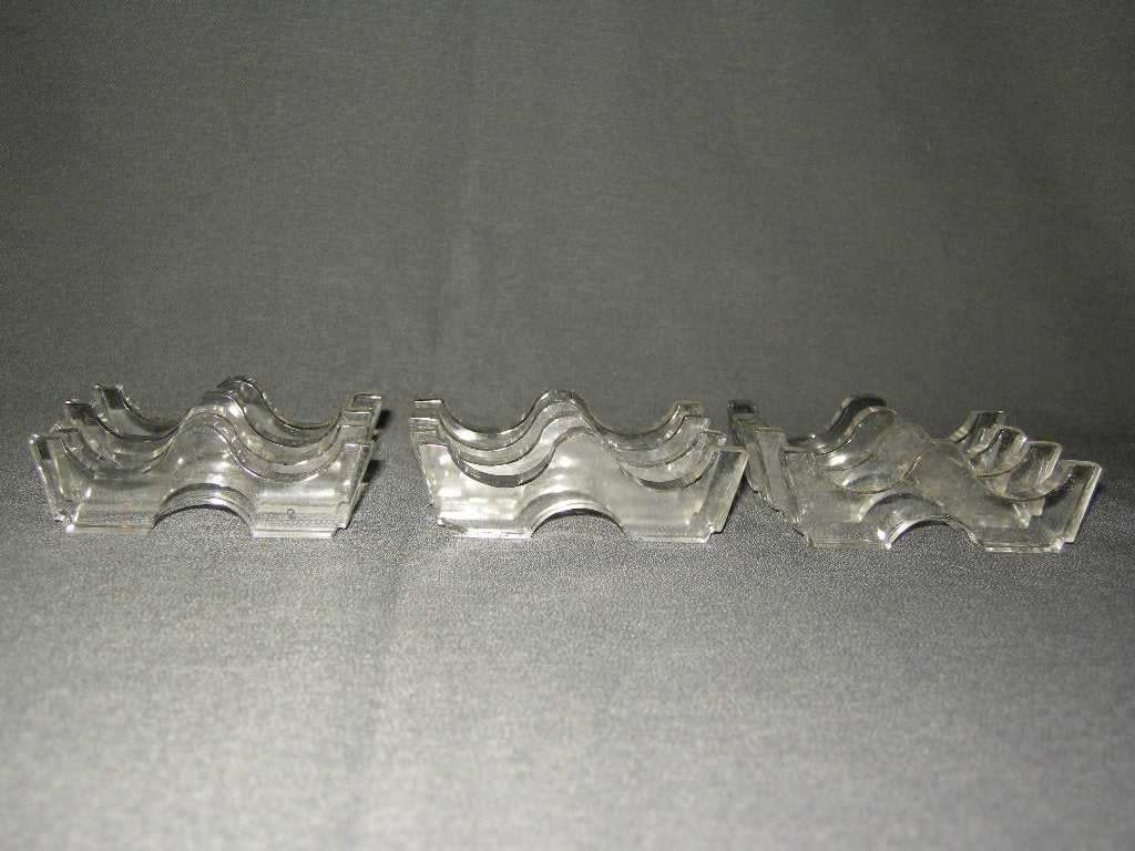 glas - kristal messenleggers 004. 12 stuks