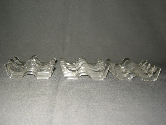 glas - kristal messenleggers 004. 12 stuks