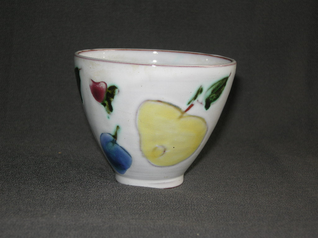 diverse serviesdelen 041. schaaltje met fruitdecor