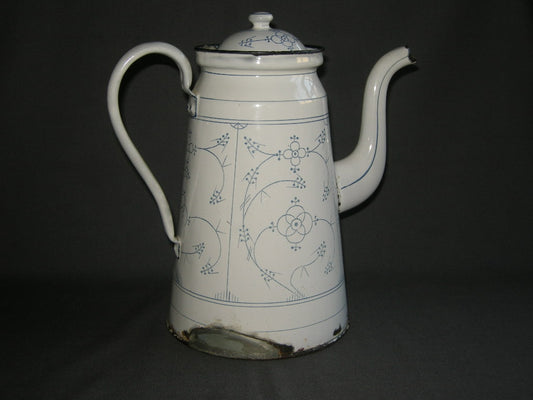 diverse Blau Saks 047. emaille koffiepot