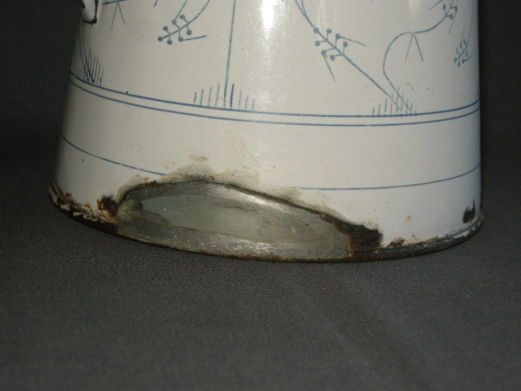 diverse Blau Saks 047. emaille koffiepot