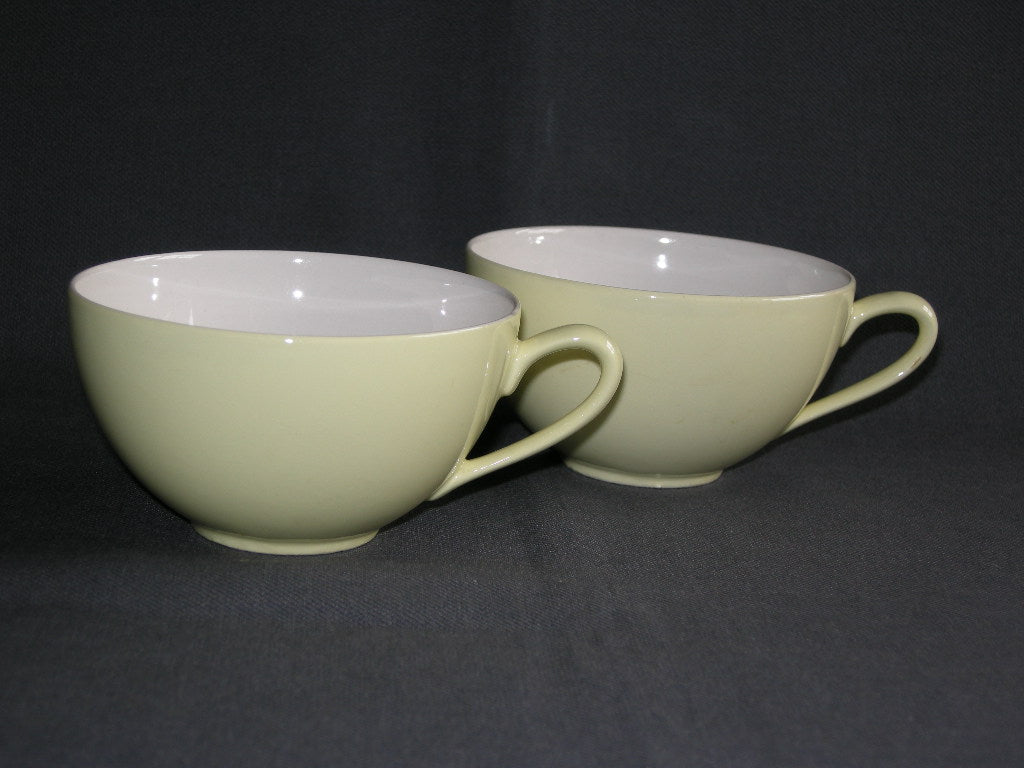 Petrus Regout / Royal Sphinx pastel geel 050. theekopjes Desiree