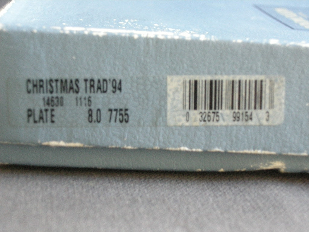 Wedgwood Jasperware blauw 088. Kerstbord 1994 in originele doos