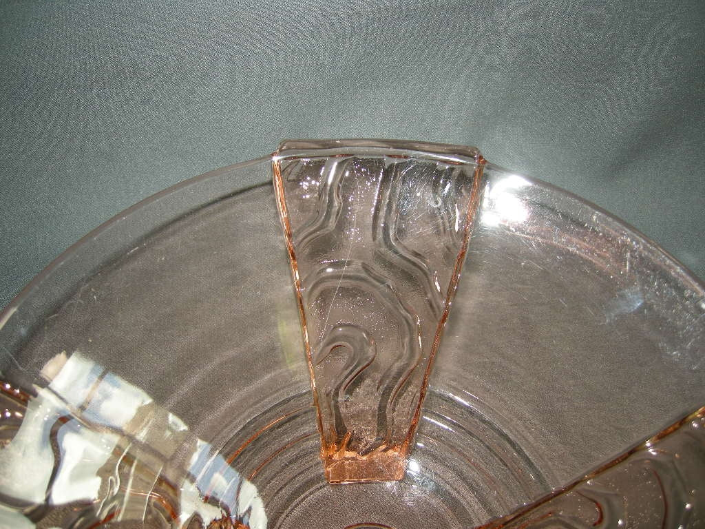 glas - kristal rose 098. schaal