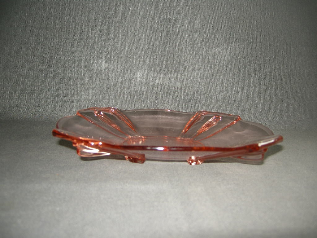 glas - kristal rose 100. vierkant schaaltje