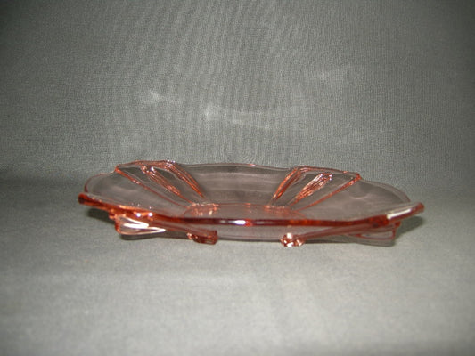 glas - kristal rose 100. vierkant schaaltje