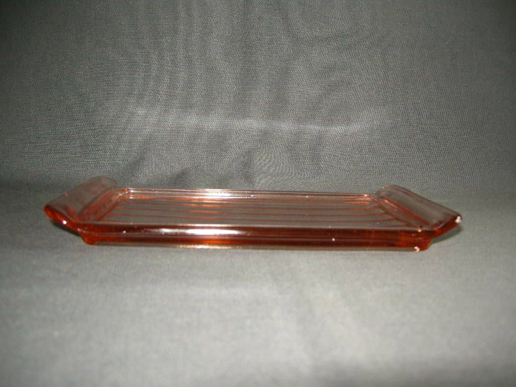 glas - kristal rose 101. rechthoekig schaaltje
