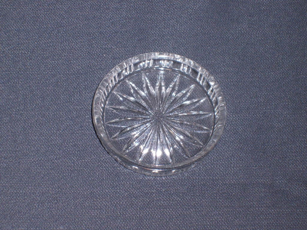 glas - kristal onderzetters 002. 12 onderzetters