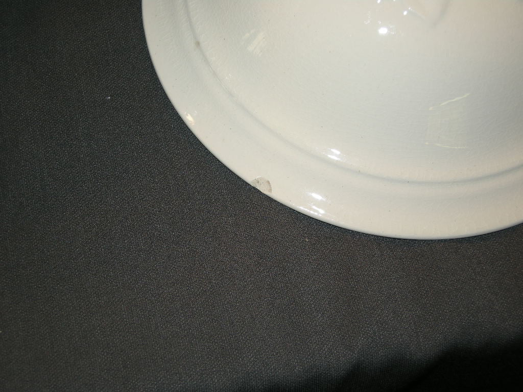 Boch Freres Keramic spierwit dekschaal