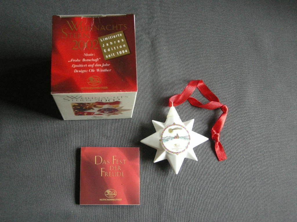 Hütschenreuther Kerstster / Weihnachtsstern 2002