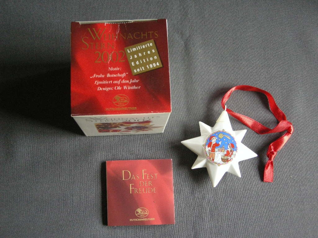 Hütschenreuther Kerstster / Weihnachtsstern 2002