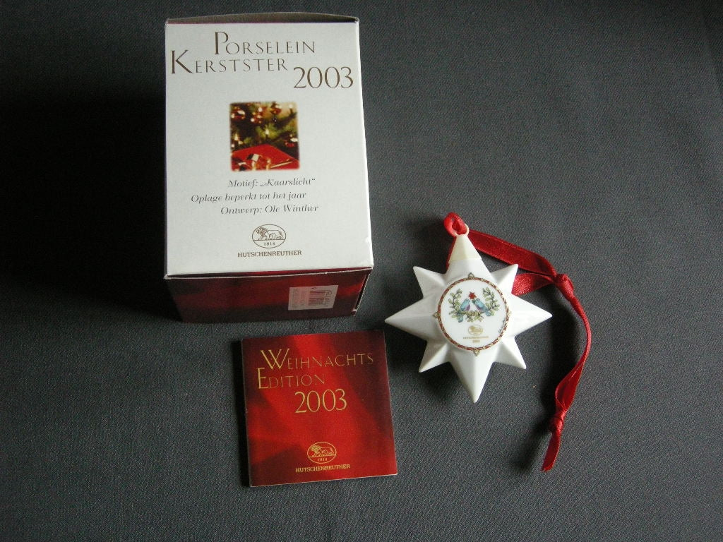 Hütschenreuther Kerstster / Weihnachtsstern 2003