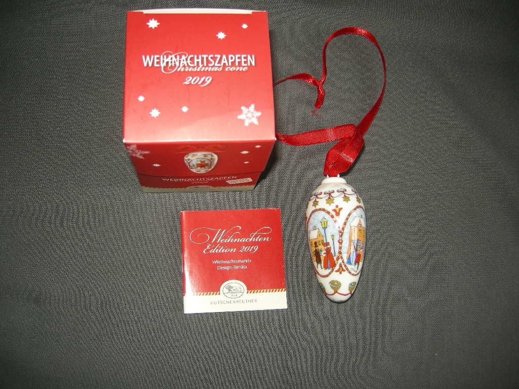 Hütschenreuther kerstpegel / Weihnachtszapfen 2019