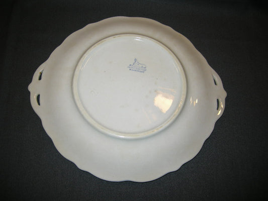 Petrus Regout Wellington 030. onderschotel O27 cm., beboterd