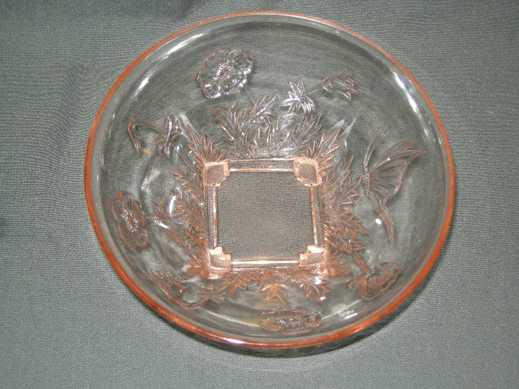 glas - kristal rose 035. schaaltje