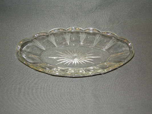 Gebruikt glas - kristal presenteerschalen 672. presenteerschaaltje