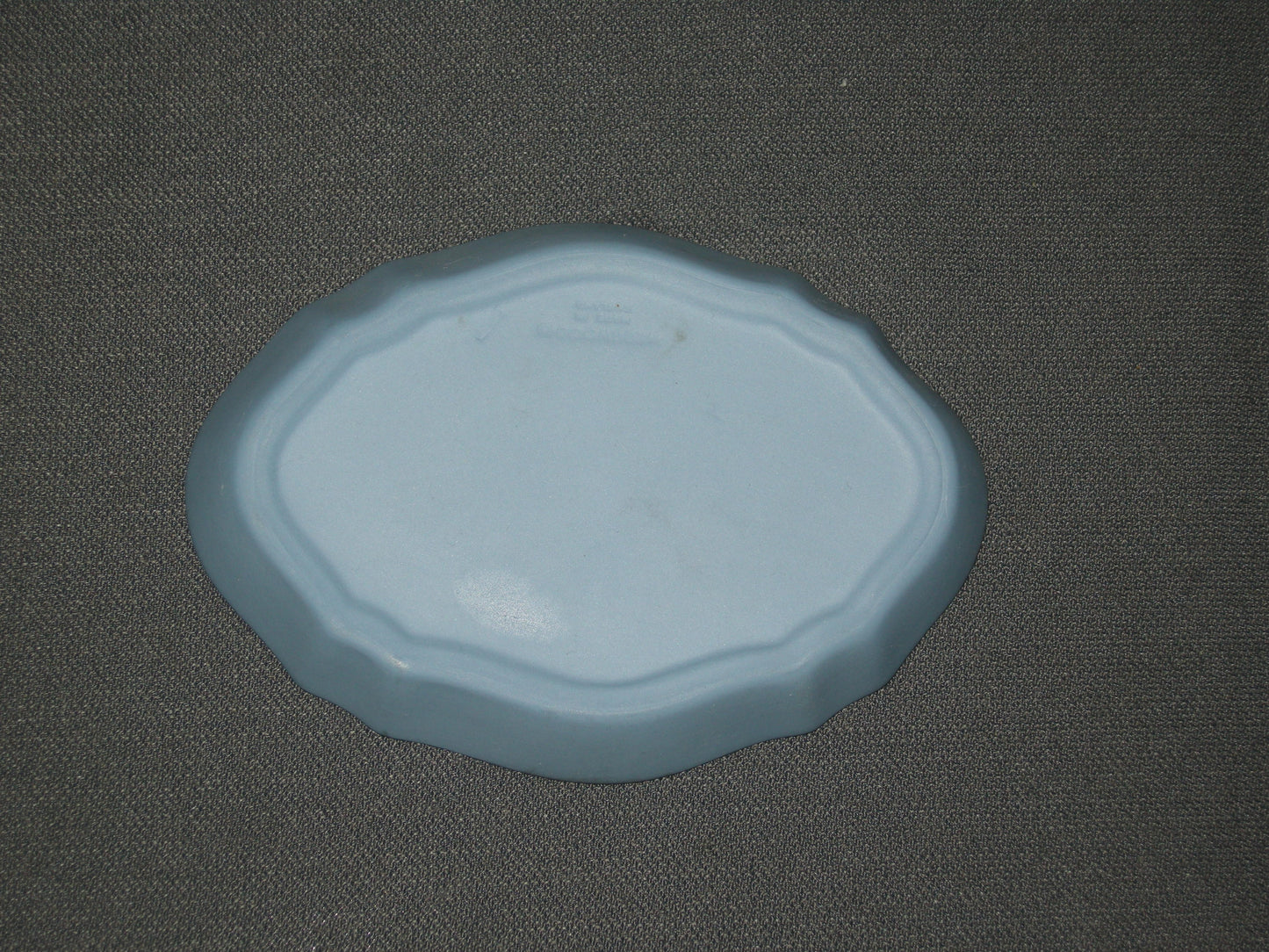 Wedgwood Jasperware blauw 068. ovaal schaaltje